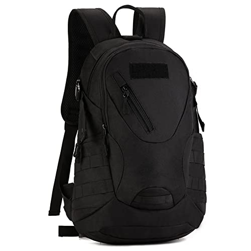 Eysee Outdoor Backpack,Camping Rucksack, Backpack, Nylon Trekking Daypack, Water Resistant Hiking Backpack, Black, ??