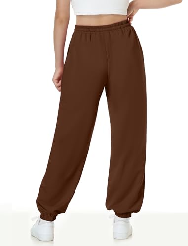 Image of EXARUS 3 Pack Girls Sweatpants Joggers Teen Sweat Pants Wide Leg