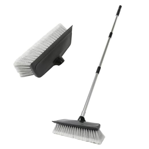 NAVAPAL 50" Dip Car Wash Brush with Long Handle for Washing Cleaning House Siding, Solar Panel, Auto Cars, SUV, Trucks, RV, Floors and More