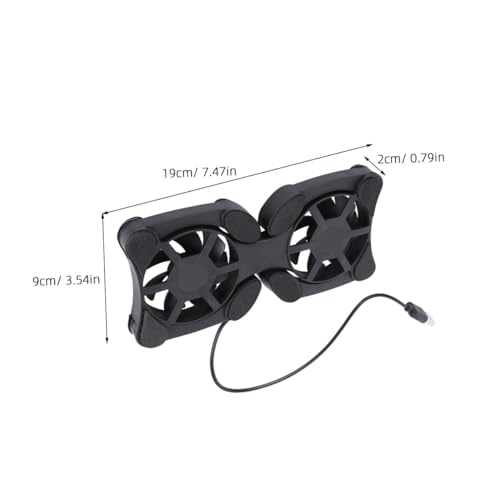 Base plegable para portátil con ventilador USB miniatura 2