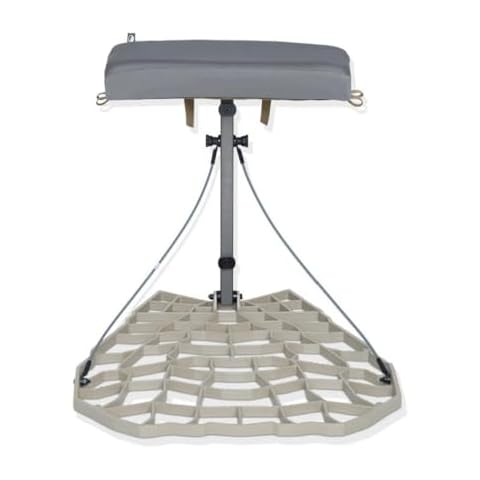 XOP Rubicon - 9.6 Lb Cast Aluminum Hang On Treestand for Deer Hunting Cover