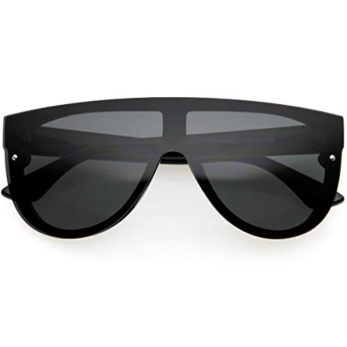 Image of zeroUV 80s Baseball Sunglasses, Mirrored Men Sports Glasses, Women Goggles for Cycling, Wraparound Visor Shield