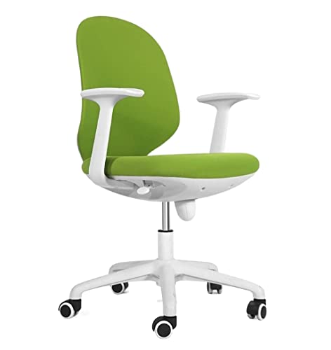 DANNMPX Silla de Oficina Silla De Ordenador Minimalista Moderna, Oficina Ergonómica Simple para El Hogar, Giratoria, Escritorio Aprendizaje para Estudiantes Office Chair(Grün)