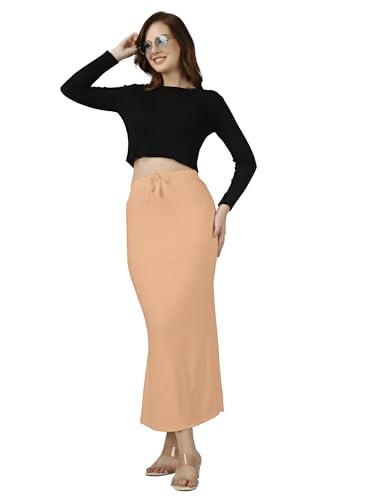 Image of Nexsus Stretchable Saree Shapewear | Petticoat for Women | Cotton Blended | Skirts for Women | Shape Wear Dress for Saree | Available in 80+ Colors and Plus Sizes