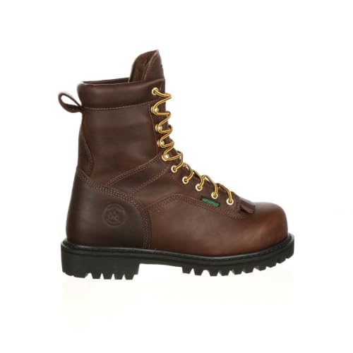 Image of Georgia Boot Men's Lace-to-Toe Steel Toe Waterproof Work Boots