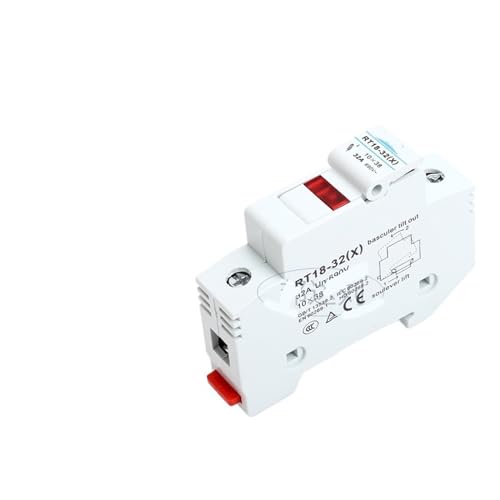 Porte-fusible cylindrique RT18-32X/1P et socle de protection LED pour tableau électrique