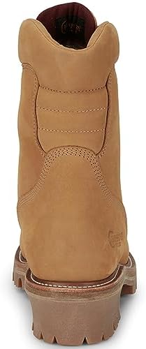 Chippewa Men's 9" Super Dna Lace-Up Waterproof Work Boot Steel Toe Wheat 10.5 EE US | Image 4