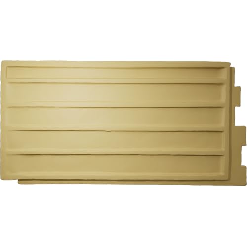 EverStone Cascade Faux Stone Panel, 48 5/8"W x 24 3/4"H x 1 1/4"D, Adobe Color by Ekena Millwork - Image 5