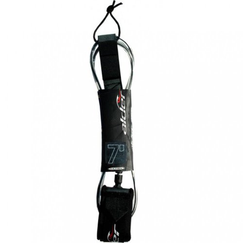 Alder Ultra Surfboard Leash 2023 - Black 7 Foot