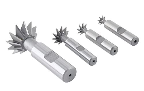 Accusize Industrial Tools 4400-6245 4 Pc 45 Degree H.S.S. Dovetail Angular Cutters thumb #6