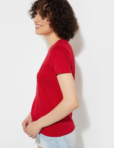 Image of Max Women Cotton Regular Fit URB N Graphic Printed T-Shirt