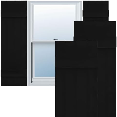 Ekena Millwork Vinyl Board-n-Batten Shutters Cover