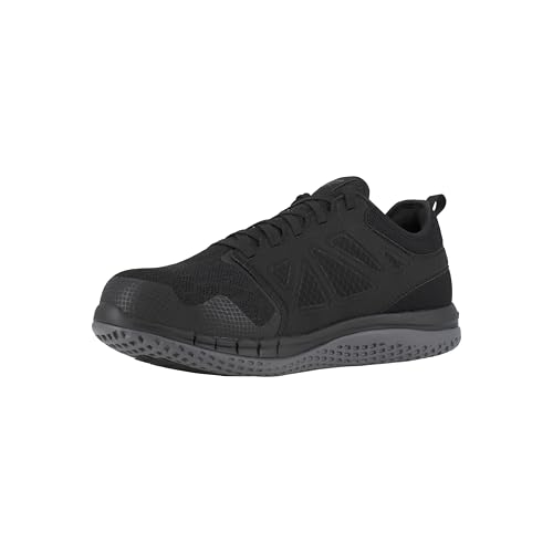 Image of Reebok Work Zprint Work Steel Toe Men's Oxford, 8 2E US, Black