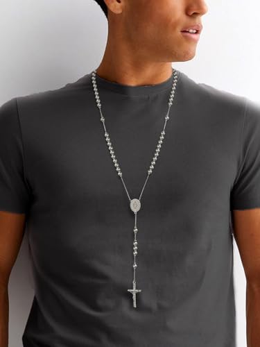 Supcare Rosary for Men Women Catholic Necklace Rosary Beads,Customized (with Gift Packing)2