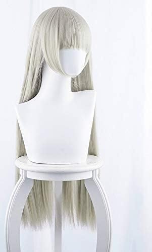 Miniatura 4 de Uearlid Kakegurui - Pelucas compulsivas de Momobami Ririka, pelucas de cosplay, peluca sintética resistente al calor + peluca coser