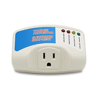 BSEED Surge Protector Home Appliance,Single Outlet Power Voltage Protector,Voltage Brownout Surge Refrigerator 1440 Watts,Voltage Brownout Plug Outlet, 1875W, 125V, 15A(1 Pack)