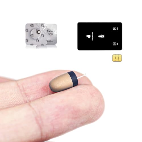 PingaOculto Spy Earpiece GSM Wireless Earphones Invisible Hidden Mini Headset Exam NanoSIM Card Microphone