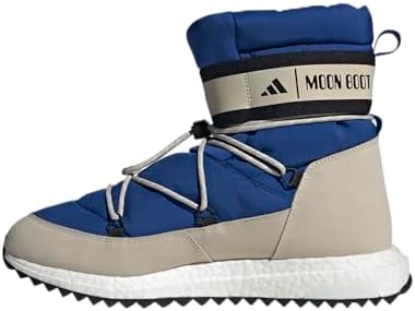Moon adidas Tênis unissex adulto X Boot Moon Boost High, Power Blue