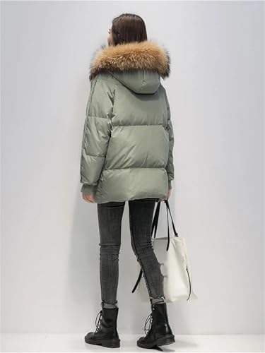 Parka d'hiver ample anti-froid à capuche et poches pour un confort thermique total