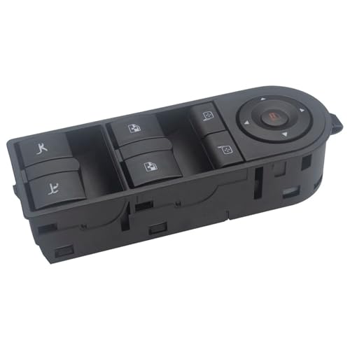 Commutateur de vitre premium pour Vauxhall Tigra Twintop 2004-2009 bouton haute durabilité