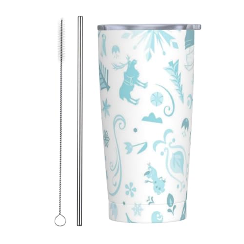 AiƐ̏ GT Xg[&Xg[uVt }OJbv R[q[Jbv 600ML RrjJbv ^u[ XeX ۗ ۉ ԗp Wt ^  e  lC v[g Straw Two-Piece Set