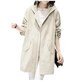 [Lilly chocolate] アウター レディース 秋 上着 羽織り マウンテンパーカー ロング カジュアル 羽織もの 秋冬 カラー ベージュ サイズ L