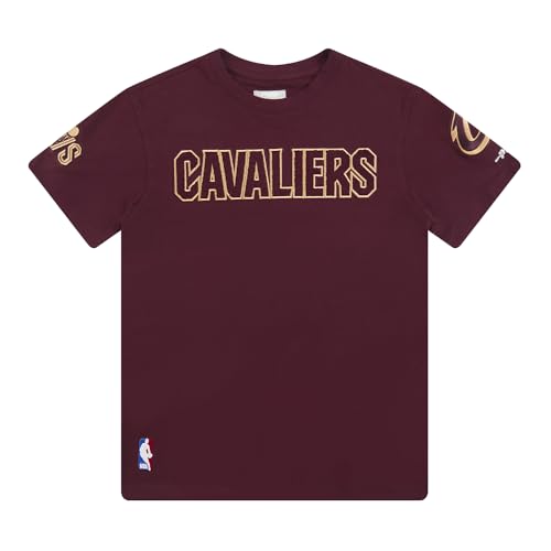 Camiseta NBA de algodón que no se deforma ni pierde el color vino en talla M