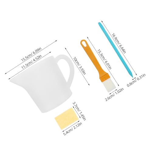 Gobelet doseur en silicone 500ml avec 3 compartiments de versement précis - 3