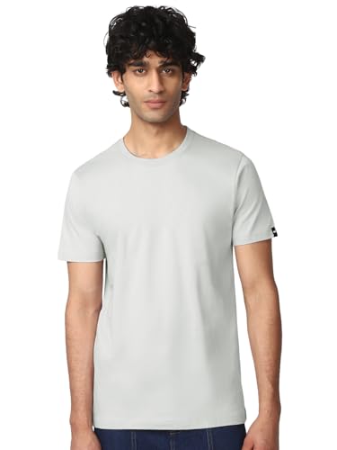 Image of Bewakoof Men's 100% Cotton Solid Regular Fit Half Sleeve Round Neck T-Shirt | Tshirt for Men Cotton| Casual Wear | Street Wear
