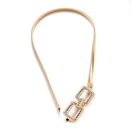 Qitian Stretch Belt Women,Skinny Metal Cinch Belt,Elastic Waist Belts for Women for Dresses Stretch Thin Waist Belt4