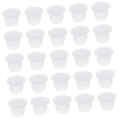 Alipis Pcs Plastic Stoppers Salt Pepper Shaker Plugs Replacement Bottle Caps Leakproof Seal Easy Installation for Home