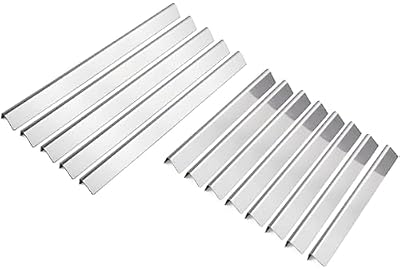 PETKAO Flavorizer Bars for Weber Genesis 1000 Grill Parts, Platinum SER I & II, Genesis 1000-5500 Gas Grills, Platinum ii 2200 etc., for Weber Genesis 1000 Flavorizer Bars 7538, 9813, 65901, 13PCS