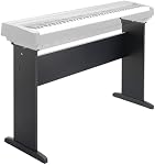 Universal 76 / 88 Key Piano Keyboard Stand, Wooden Furniture Stand Compatible For YMH P Series, CSO PX Series, RLD FP Series Digital Pianos Keyboards - 2 Into 1 Middle Board (Black, M)