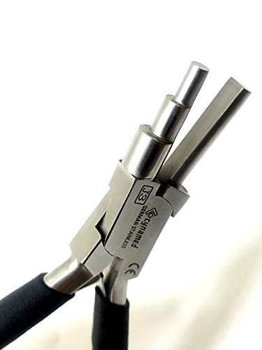 1 Ea German Heavy Duty Bail Making Pliers -Little Wrapper Looping Plier, 5, 7, 10Mm Loops, Wire Wrapping Jewelry Pliers -With Non-Slip Comfort Grip Handle #TOP5