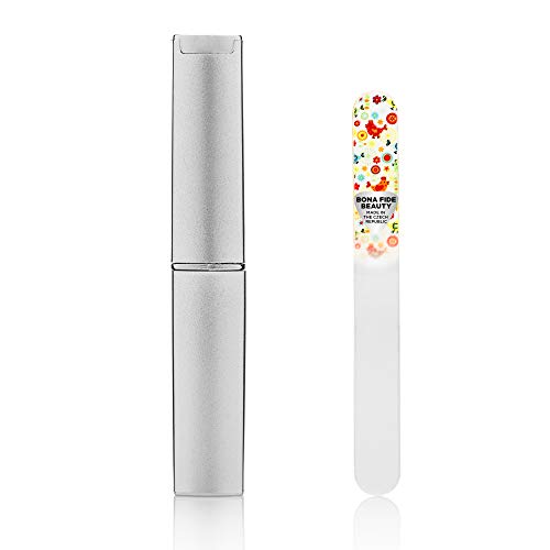 Czech Glass Baby Nail File with Case - Best and Safest Nail File for Babies, Toddlers & Young Children - Perfect Gift for Baby Showers and New Moms by Bona Fide Beauty