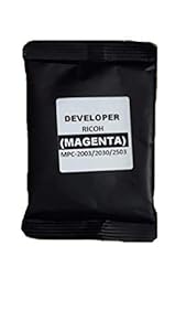 Dotpot Developer for USE in RICOH AFICIO MP 2010/2030 / 2031/2050 / 2550/2551 / 2003/2503 Printer and Copier Color MAJENTA