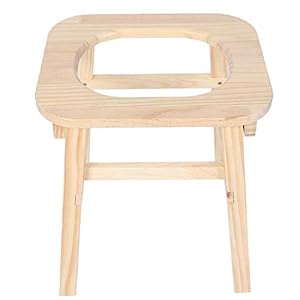 wosume Bedside Commode, draagbare beweegbare toiletstoel, afneembare commodestoel, huishoudelijke meubels