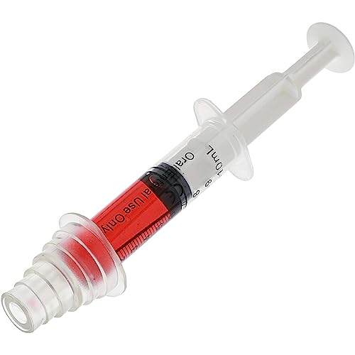 Oral Medicine Syringes with Bottle Adapter (Transparent, 10 Pack) - Thumbnail 6