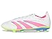 Adidas, Unisex, Predator League Firm Ground/Multi Ground Soccer Cleats, White/Lucid Pink/Lucid Lemon, Mens 8.5, Womens 9.5, Medium