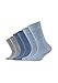 Produktbild Camano Jungen 9300 Socken, Blau (Jeans Mix 0024), 31-34 (6er Pack)