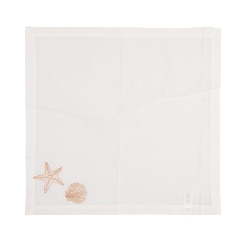 Set de 6 Servilletas de Tela C&F Home Blanco 18 x 18 in miniatura 3