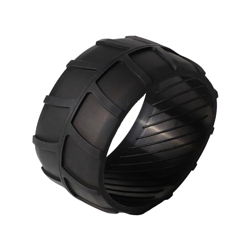 stonenect 2Pcs Rubber Wheel Protector Protection Raiser Cover Compatible with Worx Landroid Robotic Lawnmower Front Wheel Robot S300 WR130E - Image 4