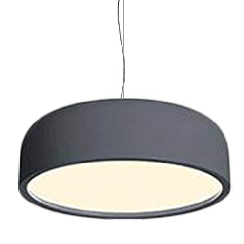 LFsem L tour finition brillante et MUD lampe à suspension Lampe à suspension Lustre plafonnier pour salle à manger salon (Gris, 600 mm) Cover