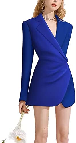 Women Blazer Dresses Formal Elegant Classy Long Sleeve Dress for Women Work Office