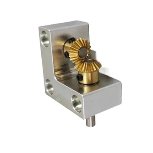 Caja de cambios manual Caja de dirección con engranajes cónicos de 90 grados Reductor de velocidad de transmisión 1:1 Conmutador de ángulo recto Eje de 4 mm Dirección de marcha atrás en esquina Transm