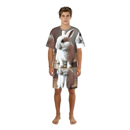 Pyjama 2 pièces homme respirant et anti-transpiration