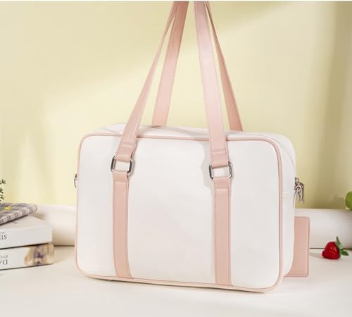 Japanese Style Lolita Handbags PU Leather Sweet Bows Large Capacity Shoulder Bag Women Fashion Crossbody Bags3