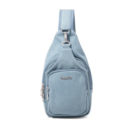 Image of Baggallini Women's Central Park Sling 12 inchx7 inch Crossbody Bag W /Convertible Adjustable Shoulder Strap
