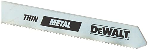 Dewalt - Dw3776-5 Jigsaw Blades, Thin Metal Cutting, T-Shank, 3-Inch, 24-Tpi, 5-Pack (Dw37765) #TOP4