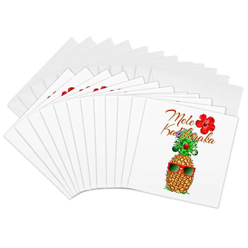Cartes Mele Kalikimaka 3dRose pour envoyer vos vœux tropicaux de Noël en famille